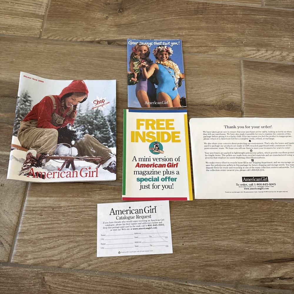 American Girl Holiday Gear 1999,‎ Mini Magazine Other Pamphlets